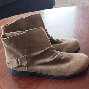 Brown Suede Ankle Boots